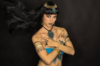 Young Woman as Cleopatra