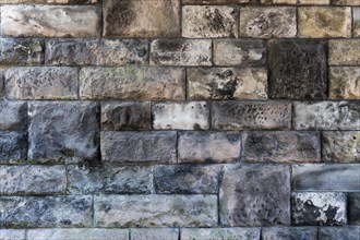 Wall of hewn stone