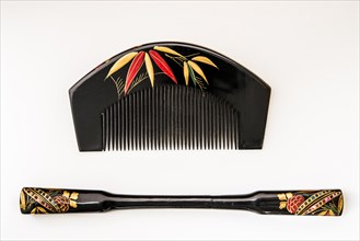 Japanese hair barrette and comb