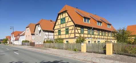 Historical buildings in the old town of Riesa