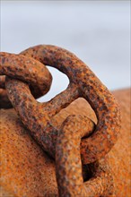 Rusty chain links