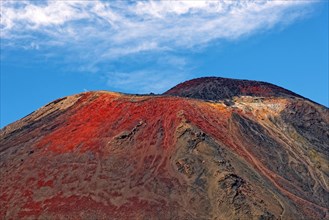 Summit of volcanic Mount Ngauruhoe