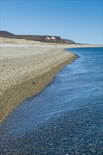 Long deserted beach