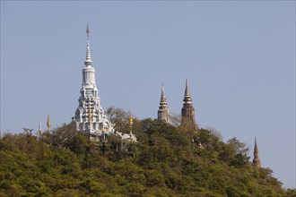 Stupas on Phnom Oudong