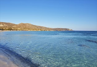 Clear blue water