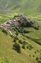 Mountain village of Castelluccio