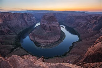 Bend of the Colorado River sunset