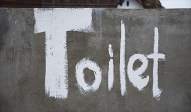 Toilet sign