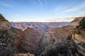 Canyon of the Grand Canyon and Bright Angel Trail