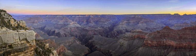Gorge of the Grand Canyon at sunrise