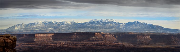 View from Grand View Point to La Sal Mountains