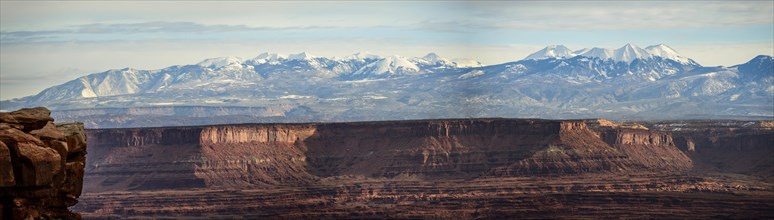 View from Grand View Point to La Sal Mountains