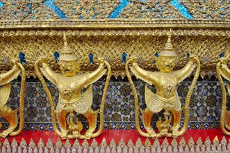 Golden statues
