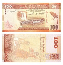 Banknotes 100 Sri Lankan Rupees
