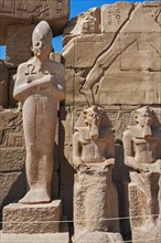 King Statues in Karnak Temple