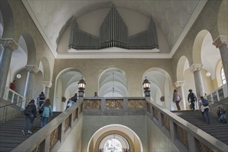 Steinmeyer Organ and Staircase in the Lichthof