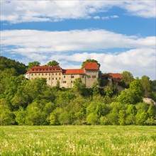 Creuzburg Castle in the Werra valley