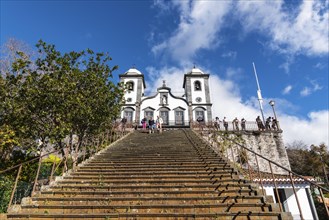 Stairs to the pilgrimage church Nossa Senhora do Monte