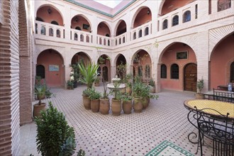Courtyard of a riad