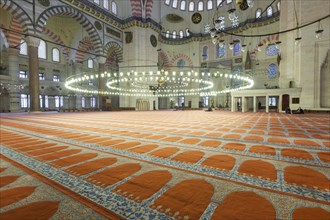 Interior of Suleymaniye Mosque