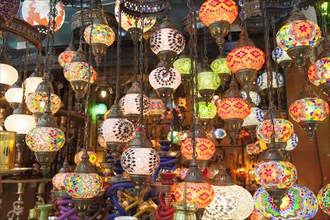 Colorful Turkish lamps