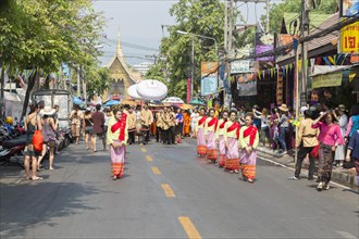 Songkran day parade