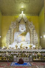 Marble statue of Buddha