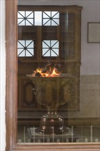 The eternal flame at Ateshkadeh