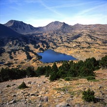 Massif of Carlit with Lake of Camporelles