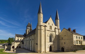 Chevet of the abbey church of Fontevraud Abbey