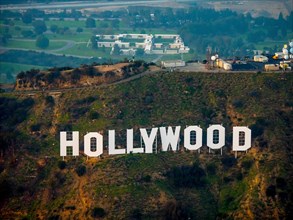 Hollywood sign on Mount Lee Drive