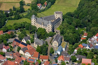 Wewelsburg Castle and surrounding Wewelsburg village