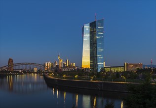 European Central Bank at sunrise