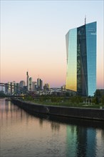 European Central Bank at sunrise