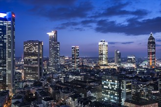 Frankfurt skyline and financial center