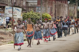 Procession of a secret male association