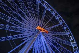 Ferris wheel at night