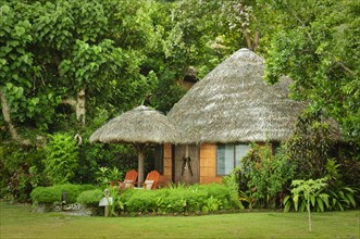 Bure guest lodging at Matangi Private Island Resort