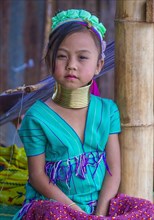 Portrait of Kayan tribe girl