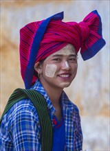Portrait of Intha tribe woman