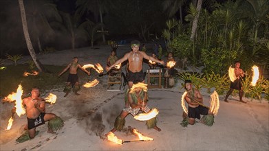Traditional Fire Dance in Samoa