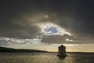 Spanish Windmill in lagoon