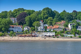 Villas on the Elbe beach
