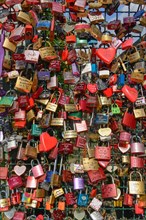 Love padlocks at the Hohenzollern Bridge
