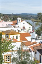 View over Alcoutim with Matriz de San Salvador Church