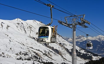 Gondola to Signal Station, Les Contamines-Montjoie ski resort