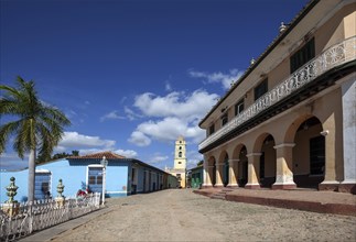 Street and colorful houses