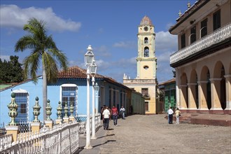 Street and colorful houses