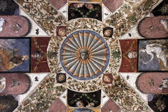 Ceiling fresco in Palazzo Chigi-Saracini