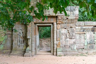 Remains of the wall of the Baphuon temple